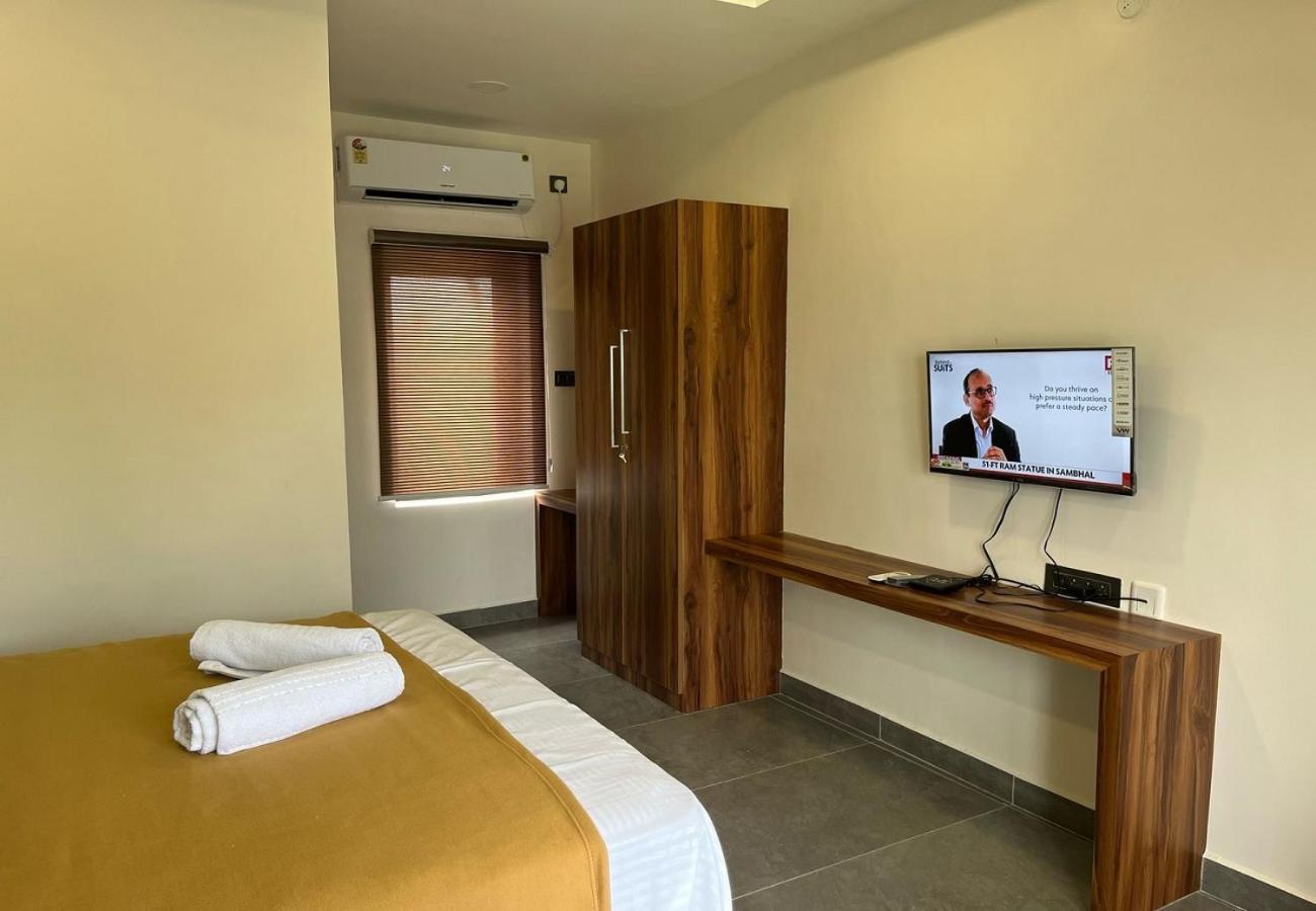 Trigon Retreat Hotell Pūrnānkuppam Exteriör bild